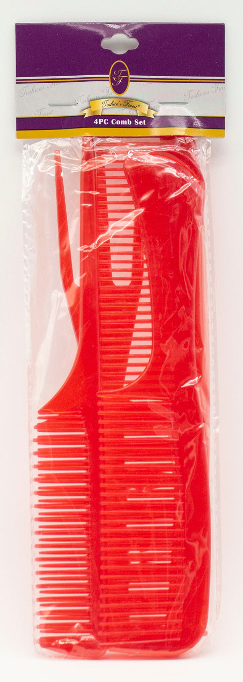TF1144 Assorted Combs 4pc