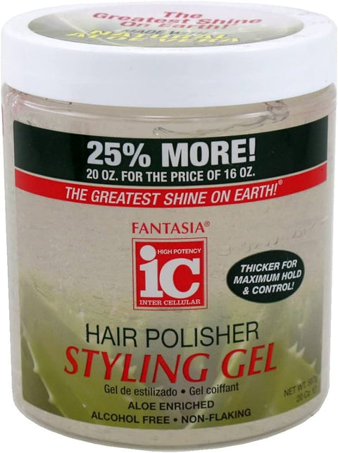 Fantasia Hair Polisher Styling Gel 20oz