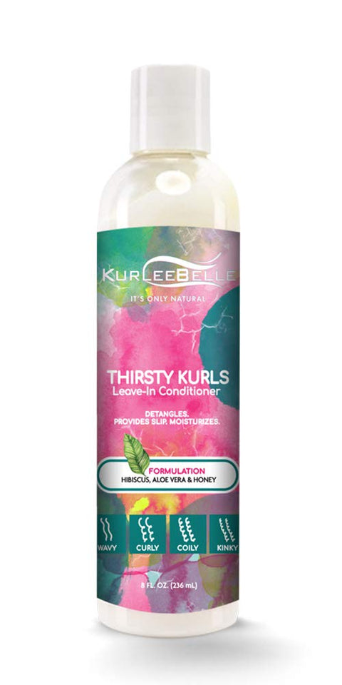 KurleBelle Thirsty Kurls Leave-In Conditioner 8oz