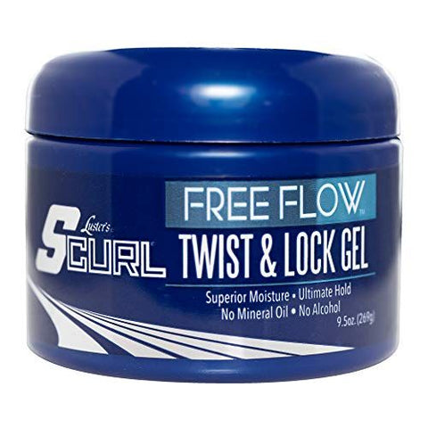 Luster S-Curl Free Flow Twist & Lock Gel  9.5oz