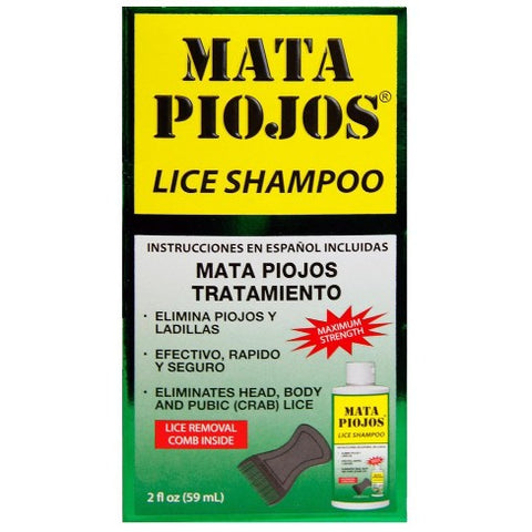 Mata Piojos Shampoo 2 oz.
