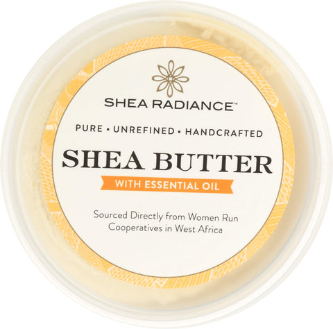Shea Radiance Shea Butter Tub Essential Oils 7.5oz