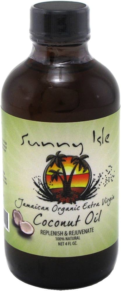 Sunny Isle Jamaican Coconut Virgin Castor Oil 4oz