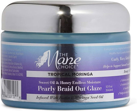 The Mane Choice Tropical Moringa Braid Out Glaze 12oz