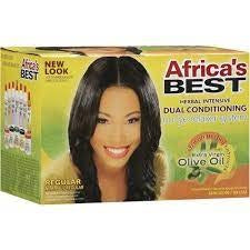Africa’s Best Herbal Intensive Dual Conditioning No-lye Relaxer System Regular  1117011243