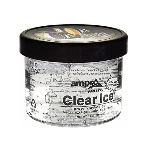 Ampro Clear Ice® Protein Styling Gel Ultra Hold 10oz  #41023
