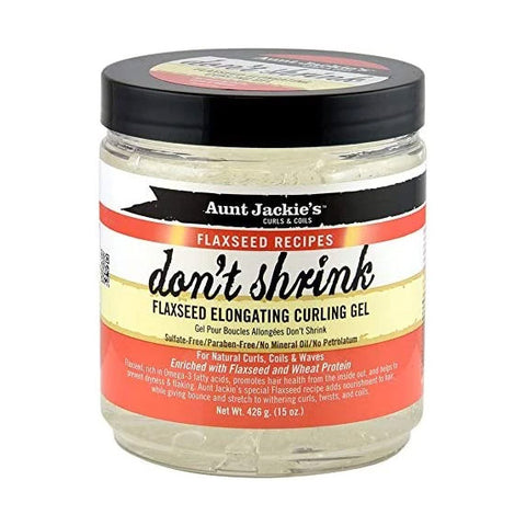 Aunt Jackie's Don’t Shrink –  Flaxseed Elongating Curling Gel 9oz #1-692-09-1243