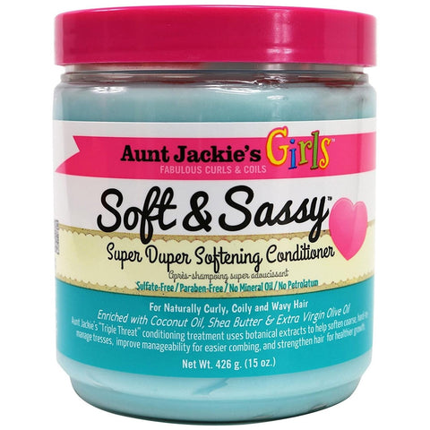 Aunt Jackie's Kids Soft & Sassy – Super Duper Softening Conditioner 15oz