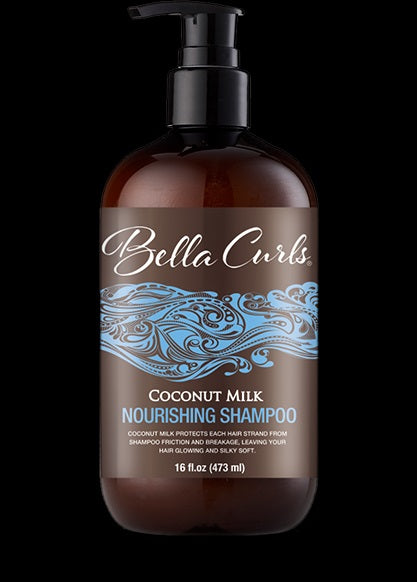 Bella Curls Ccnut Milk Shampoo 16oz